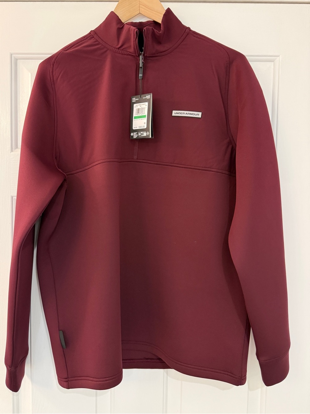 Under Armour Drive Pro Hybrid Men's Quarter-Zip Maroon Large